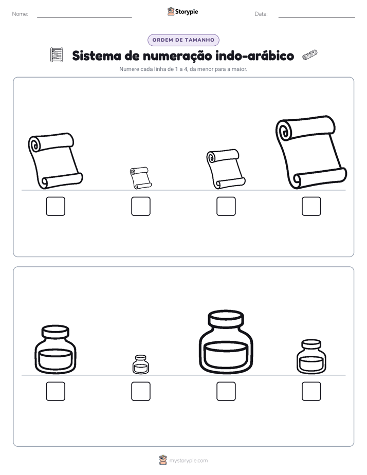 Ordem de Tamanho