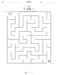 折纸 可打印工作表预览