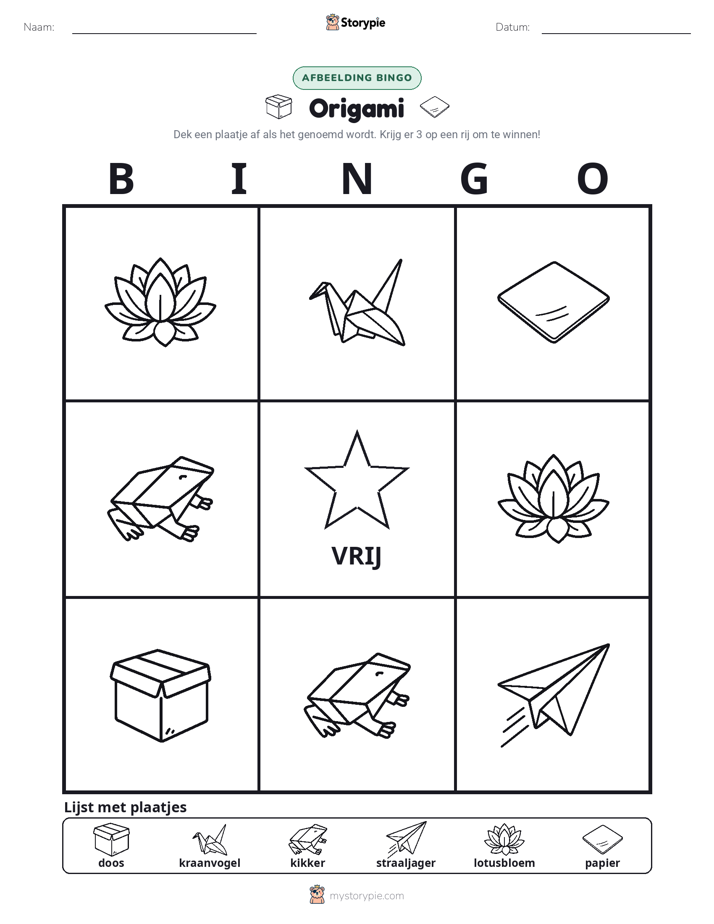 Afbeelding Bingo