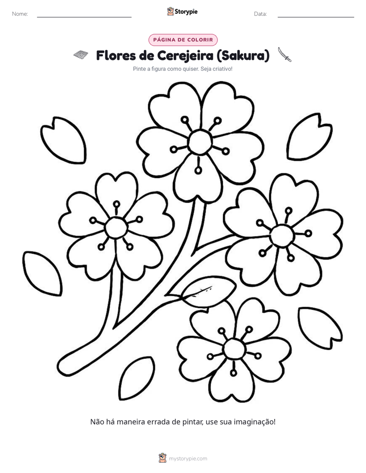 Página para colorir
