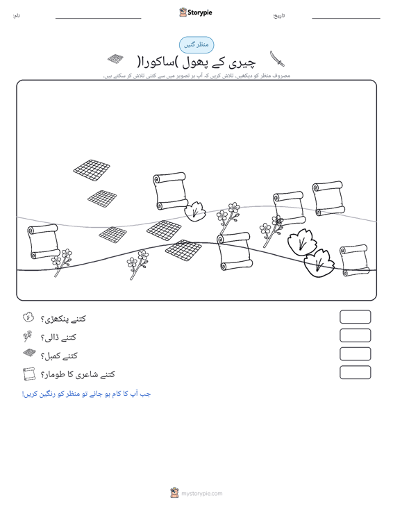 گنتی کا منظر