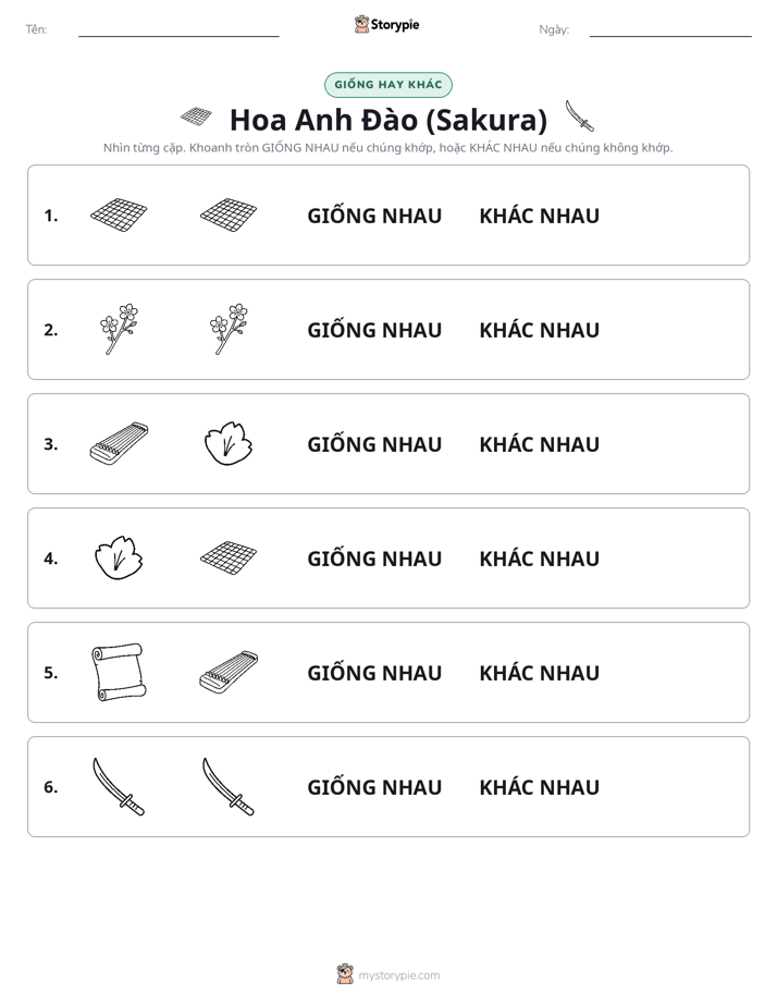 Giống Hay Khác