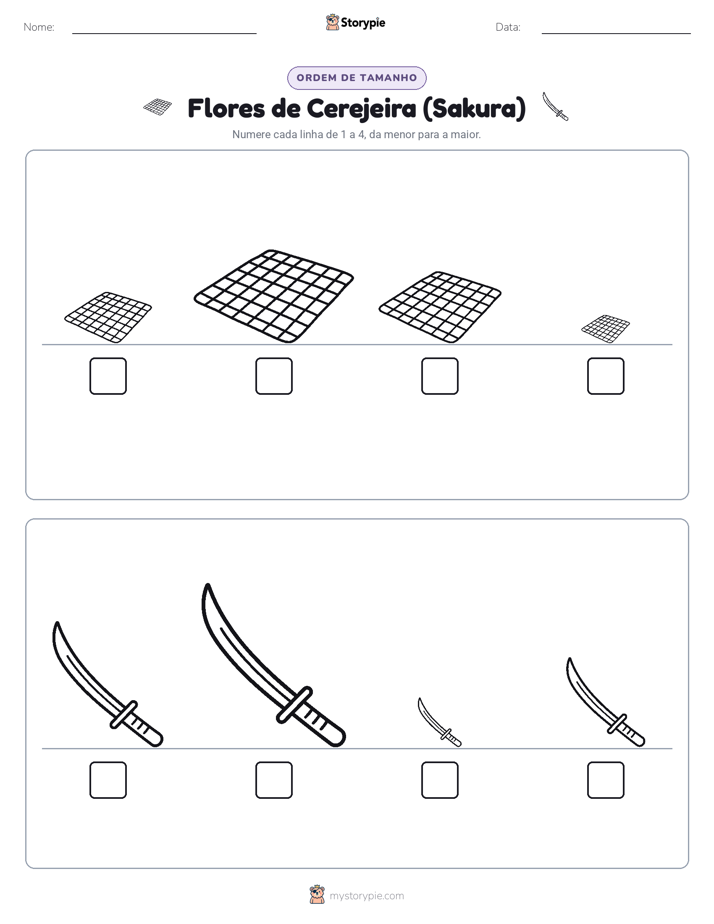 Ordem de Tamanho