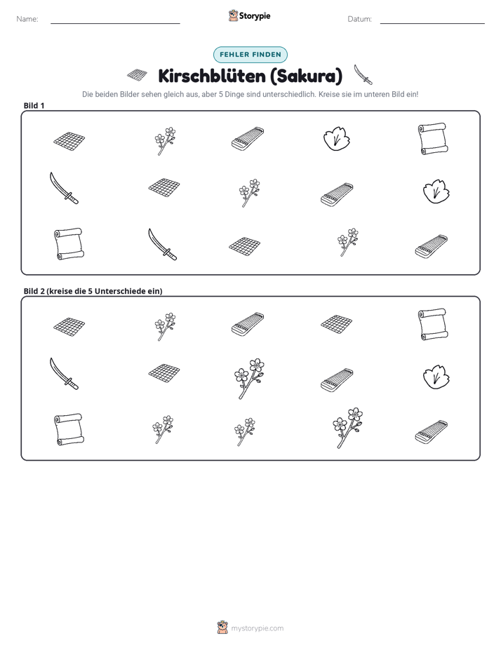 Finde den Unterschied
