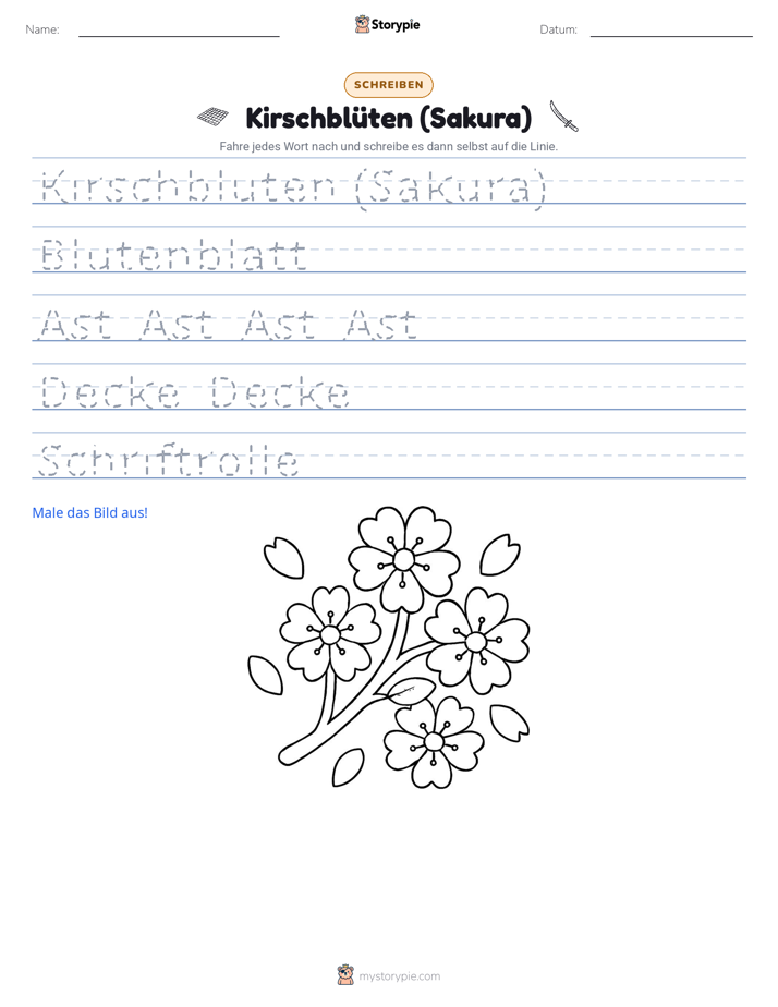 Schreibübung