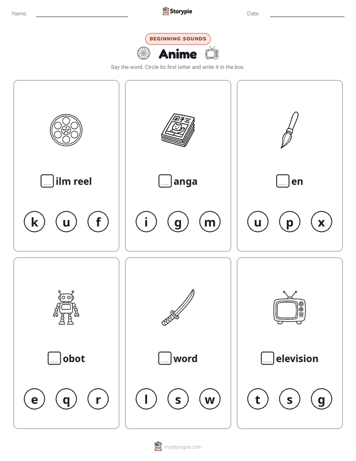 Beginning Sounds