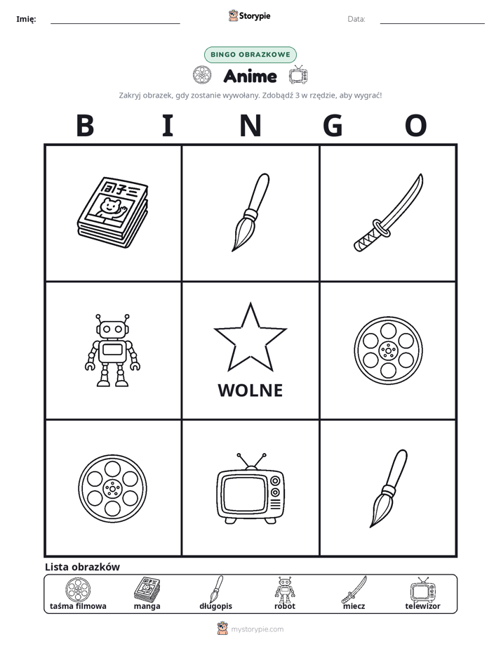 Bingo obrazkowe