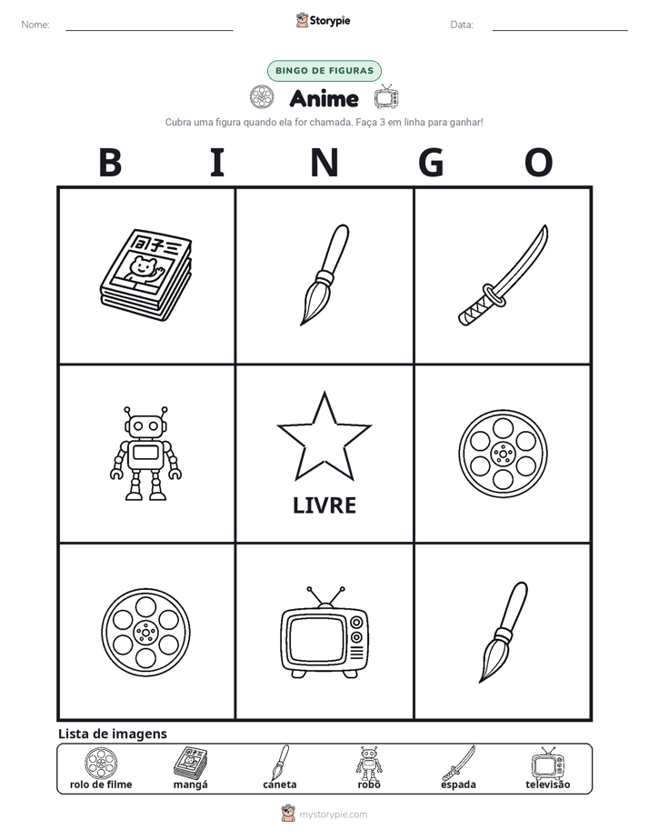 Bingo de Imagens