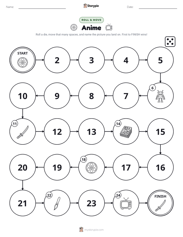 Roll & Move Game
