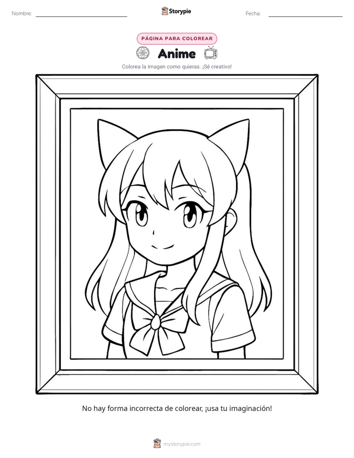 Página para Colorear