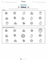 Colony printable worksheet preview