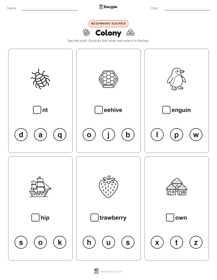 Beginning Sounds