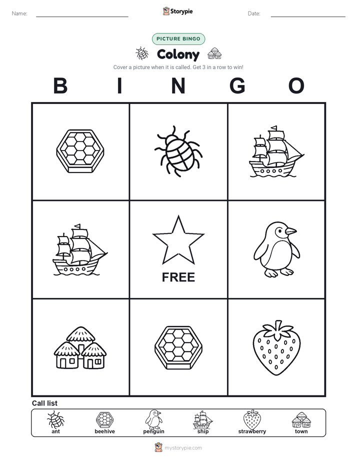 Picture Bingo