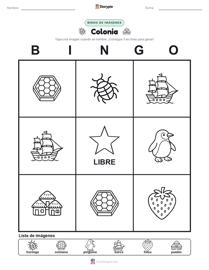 Bingo de Imágenes