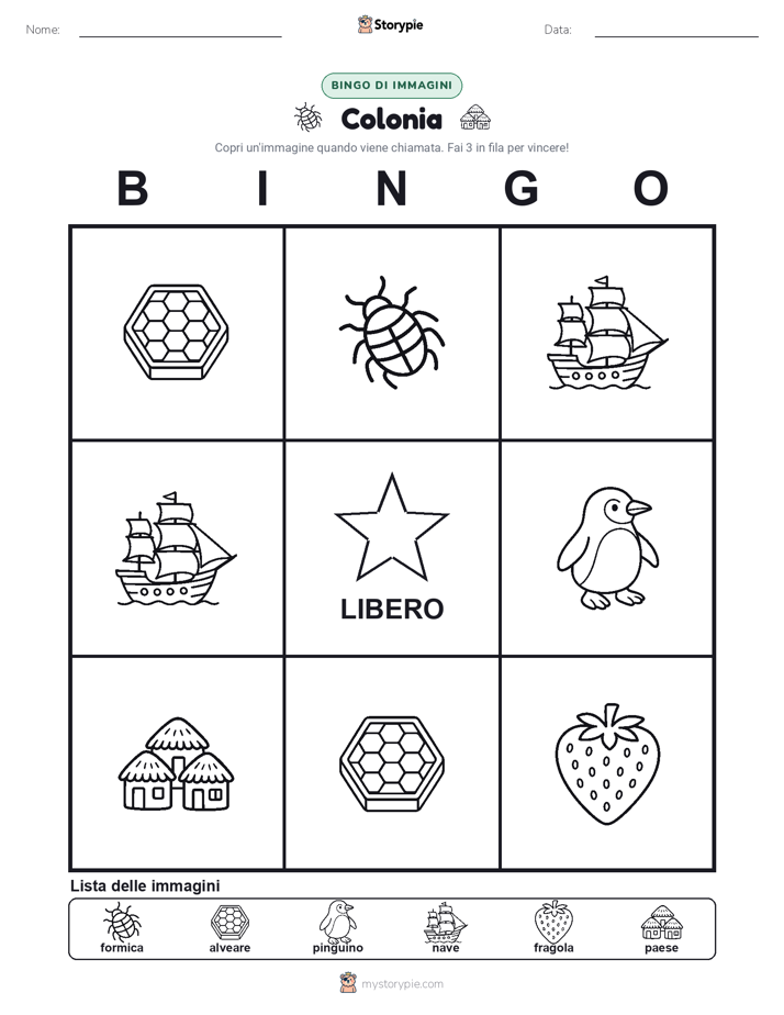 Bingo delle Immagini