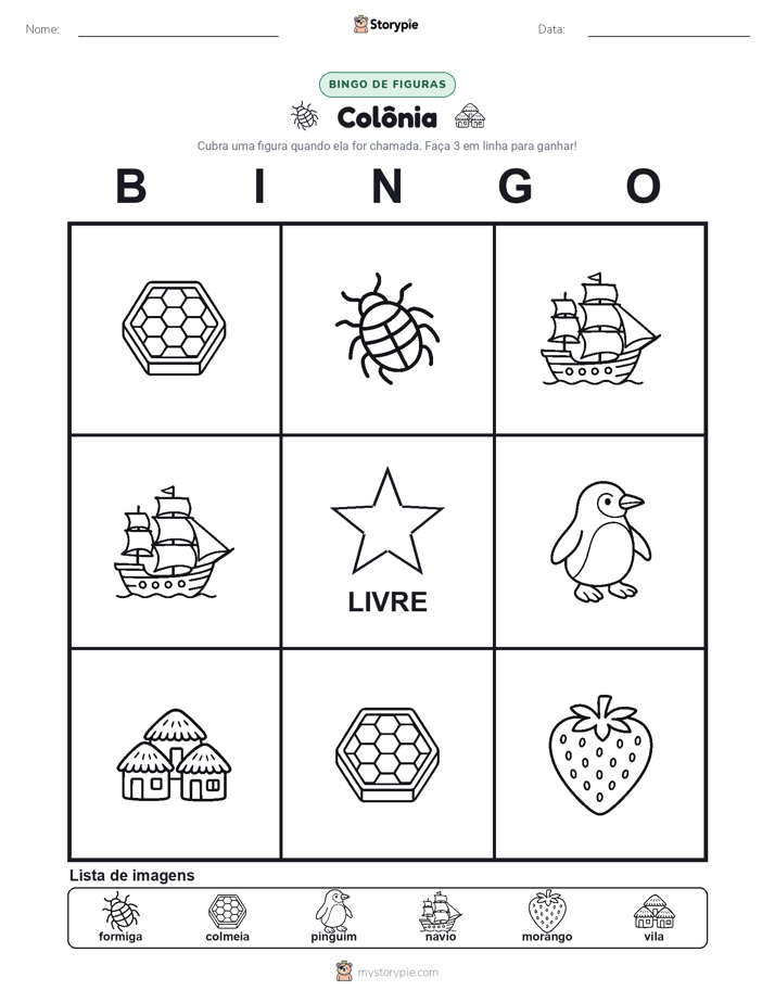 Bingo de Imagens