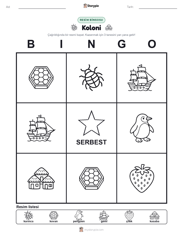 Resim Bingo