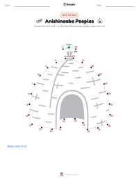 Anishinaabe Peoples printable worksheet preview