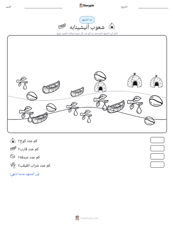 مشهد العد