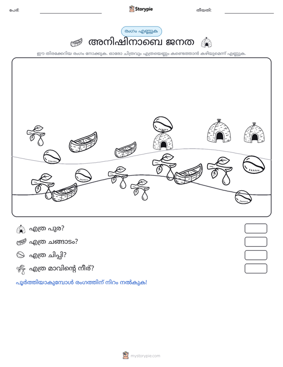 എണ്ണുന്ന ദൃശ്യങ്ങൾ