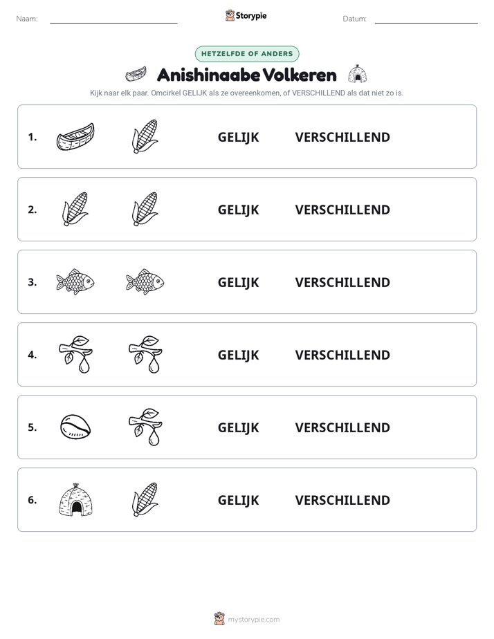 Zelfde of Verschillend