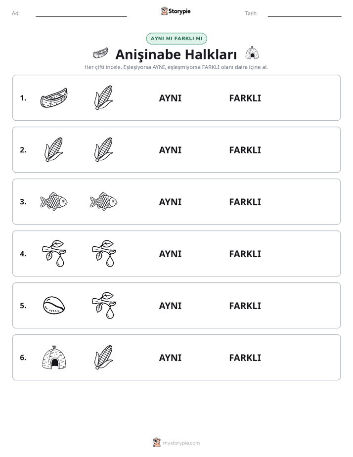 Aynı mı Farklı mı