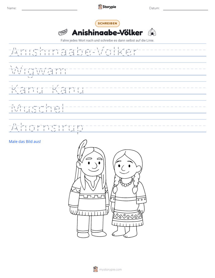 Schreibübung