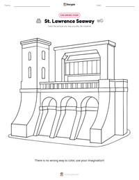 St. Lawrence Seaway printable worksheet preview