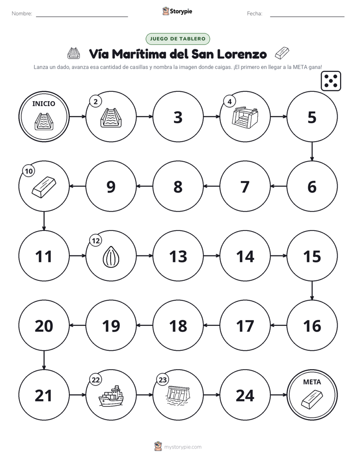 Juego de Rueda y Avanza