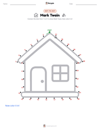 Mark Twain printable worksheet preview