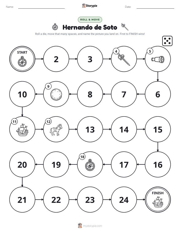 Roll & Move Game