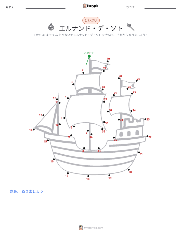 点つなぎ