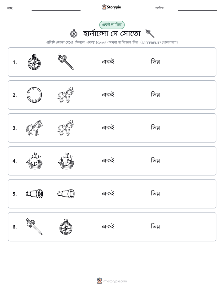 একই বা ভিন্ন