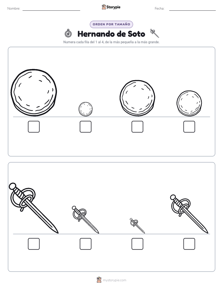 Orden de Tamaños