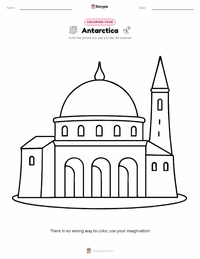 Antarctica printable worksheet preview