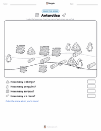 Antarctica printable worksheet preview