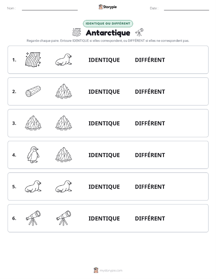 Identique ou Différent