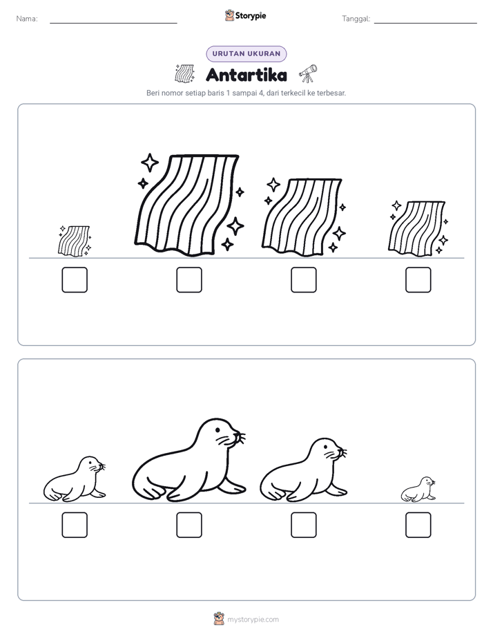 Urutan Ukuran
