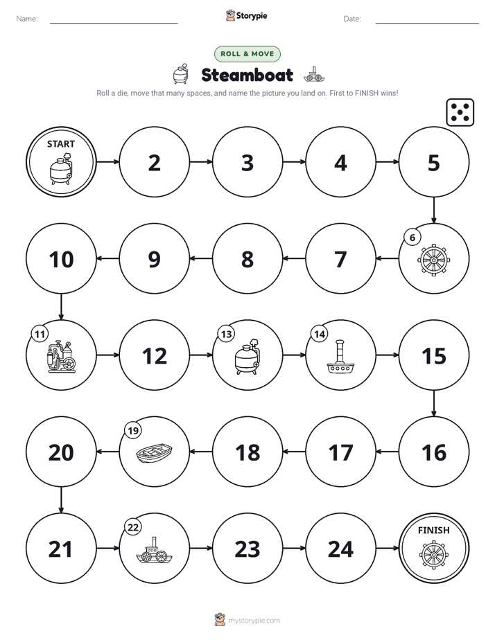 Roll & Move Game