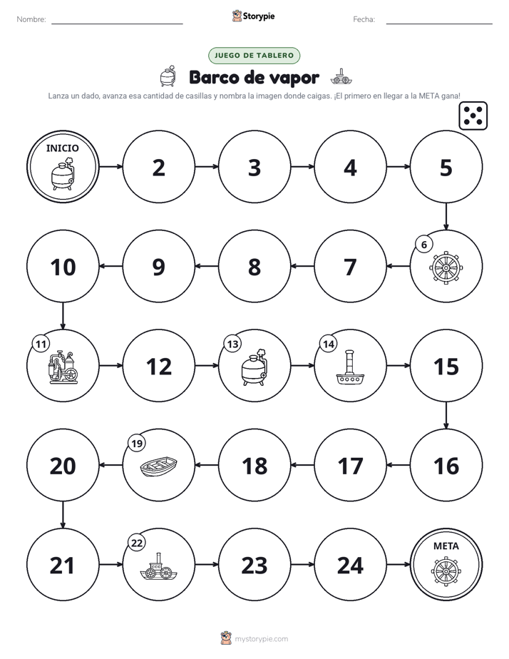 Juego de Rueda y Avanza