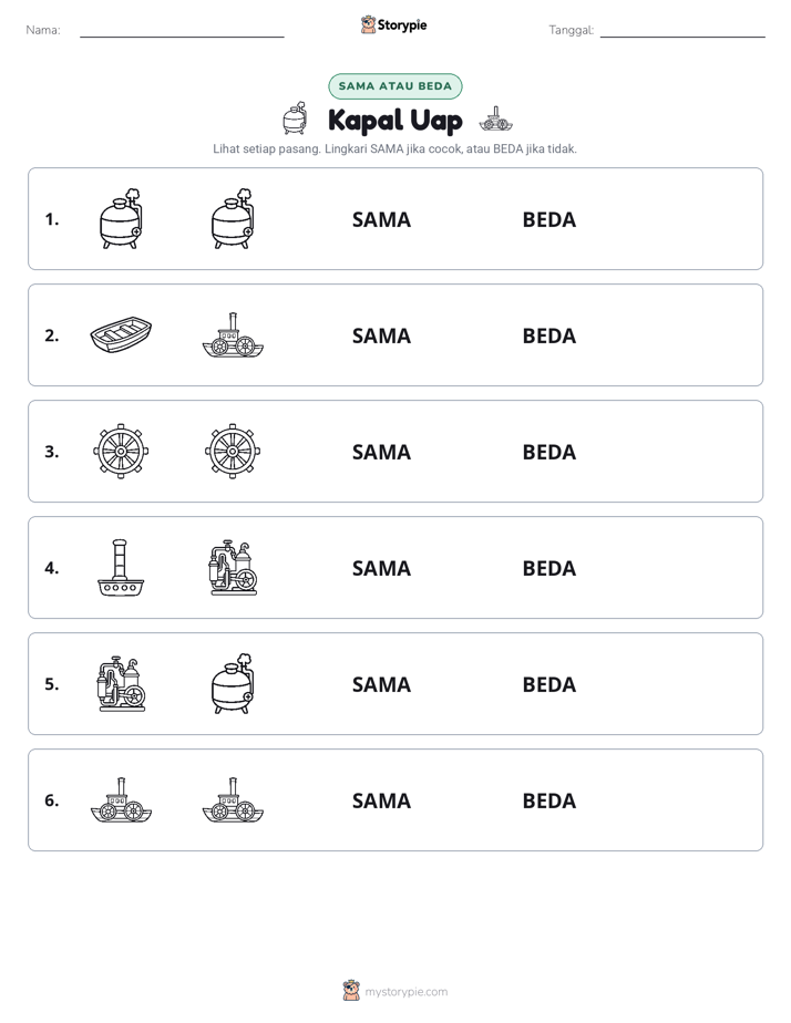 Sama atau Berbeda