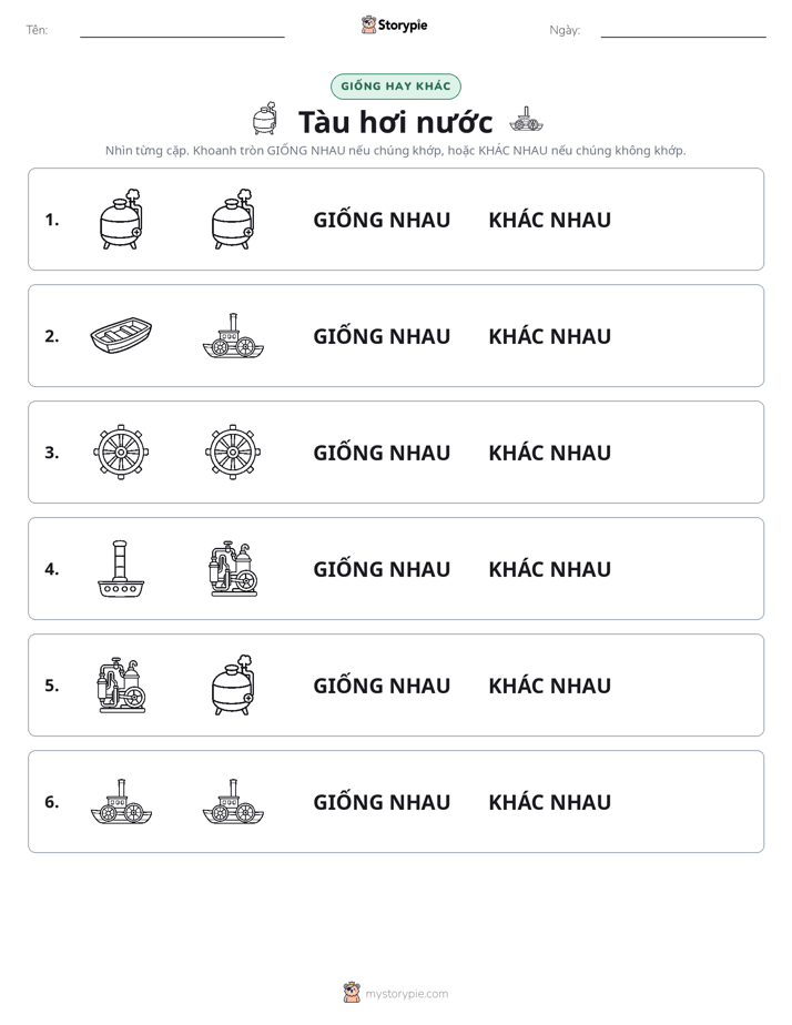 Giống Hay Khác