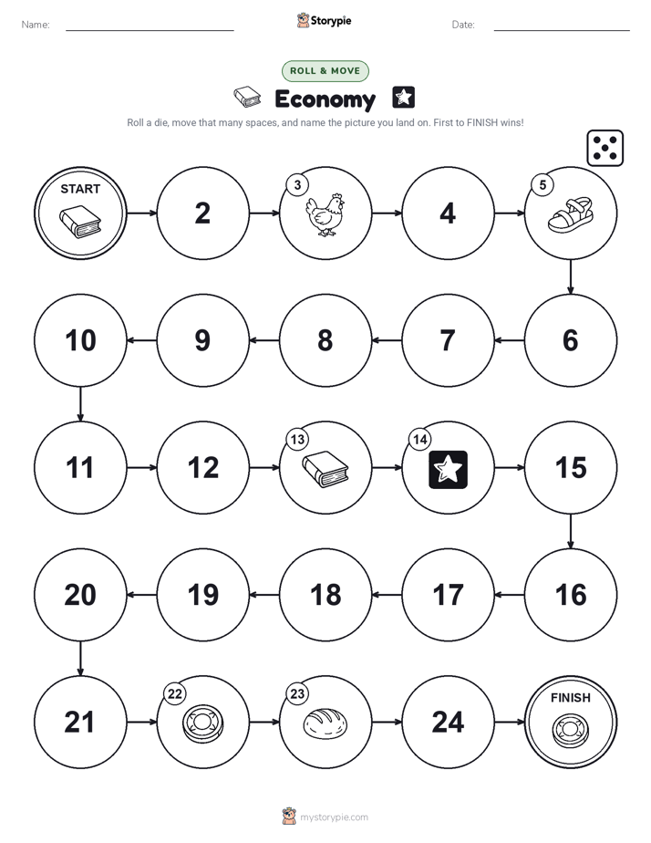 Roll & Move Game