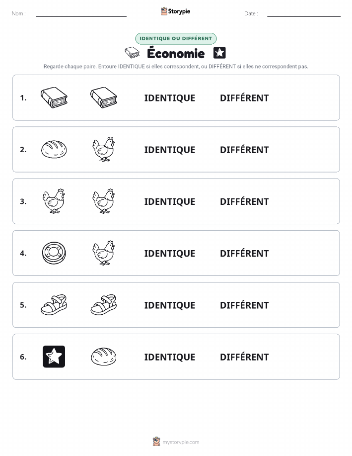 Identique ou Différent