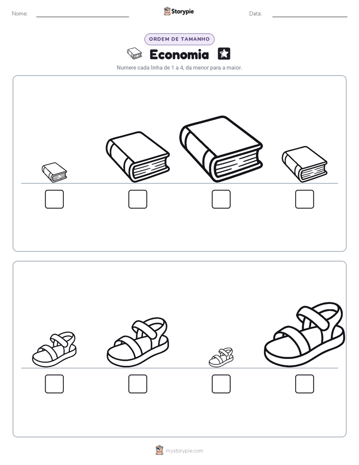 Ordem de Tamanho
