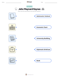 John Maynard Keynes printable worksheet preview