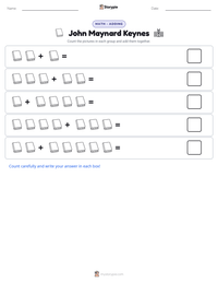 John Maynard Keynes printable worksheet preview