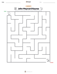 Podgląd drukowalnego arkusza ćwiczeń John Maynard Keynes
