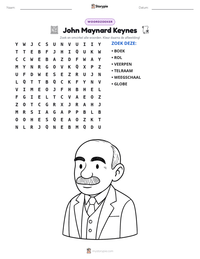 John Maynard Keynes afdrukbare werkblad voorbeeld