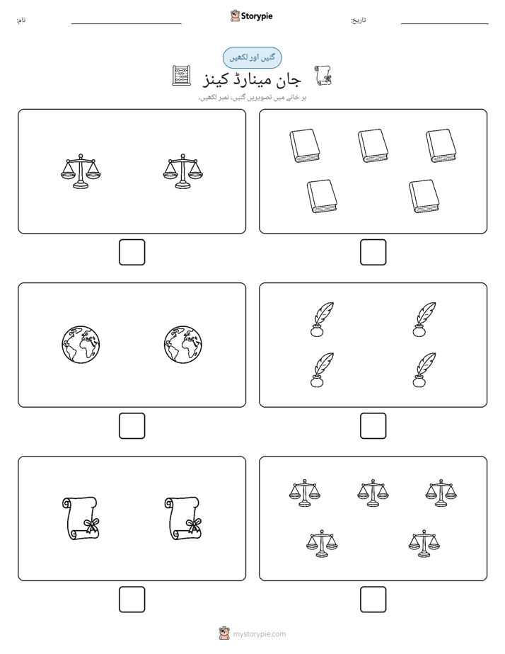 گنیں اور لکھیں